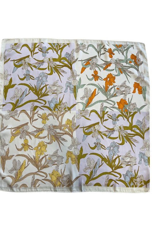 Luxzuz Bandolara scarf I Fint tørklæde med lilla print