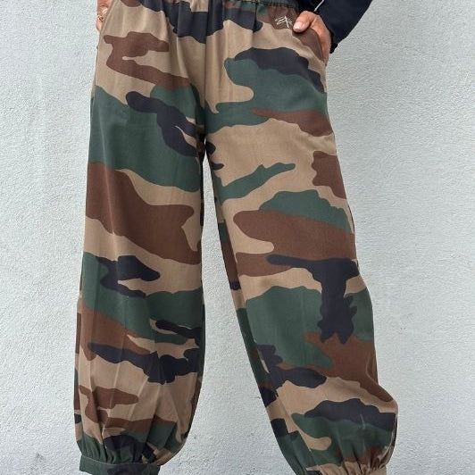 PRE ORDER Gaspar Tropea balloon pant  | Camouflage buks