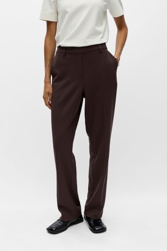 Object Lisa straight pant mørkebrun L32 I Bestseller buksen 2026
