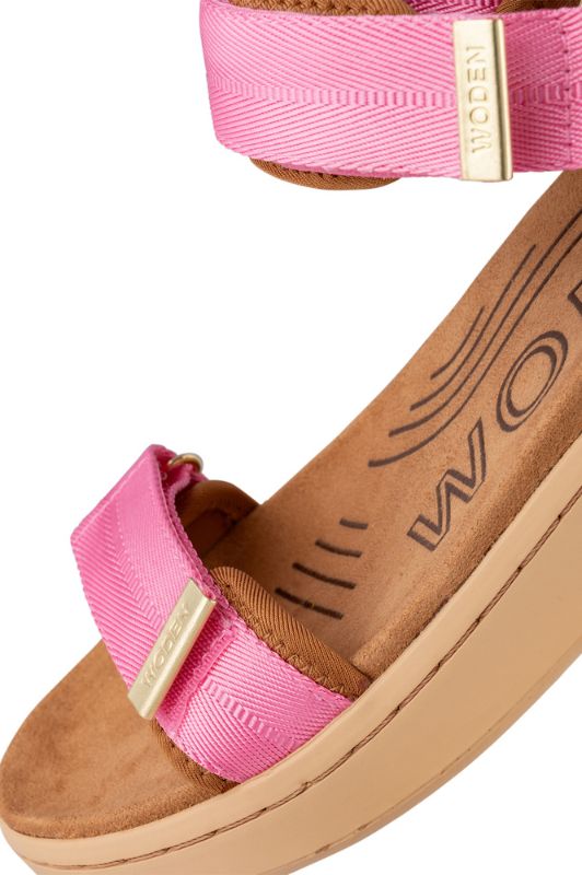 Woden Line sandal | Damesandal aurora pink