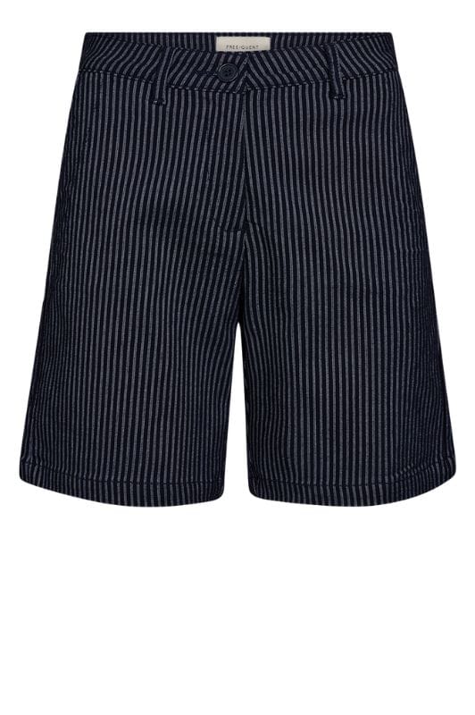 Freequent Rex Shorts | Bermuda shorts i navy strib I Dresslab