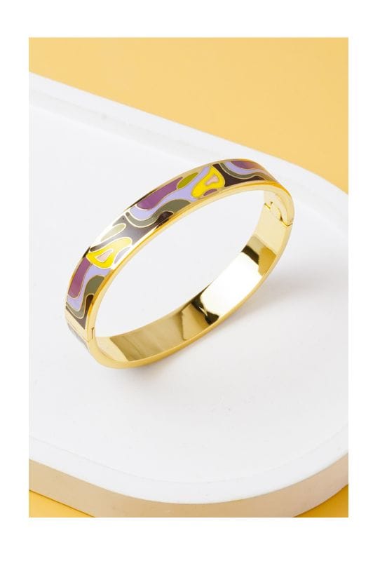 Atelier Paris I Fint armbånd med mosaik mønster
