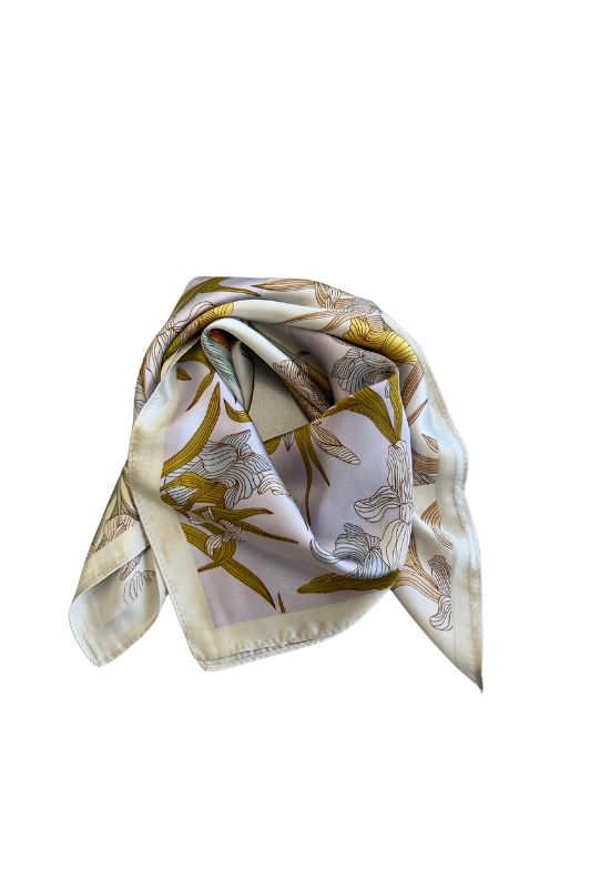 Luxzuz Bandolara scarf I Fint tørklæde med lilla print