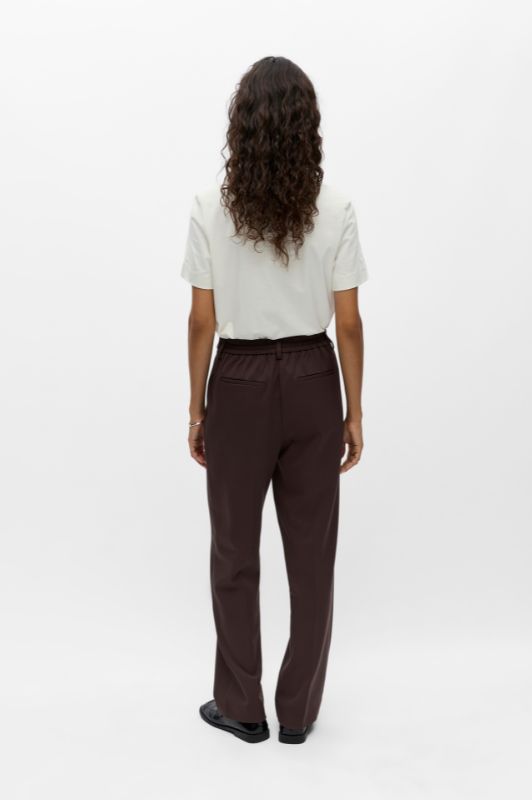 Object Lisa straight pant mørkebrun L32 I Bestseller buksen 2026
