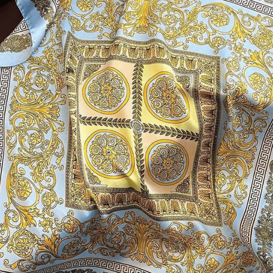 Atelier Paris I Paisley tørklæde i blå farver I Dresslab