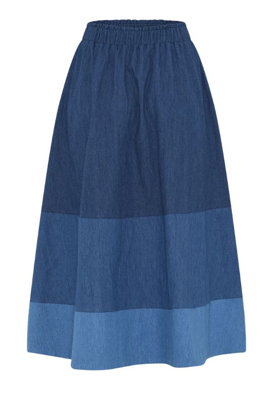 La Rouge Vita | Cool A-shape denim nederdel