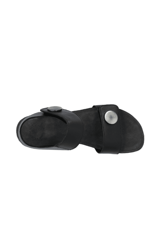 Cashott Casava skind sandal I Sort