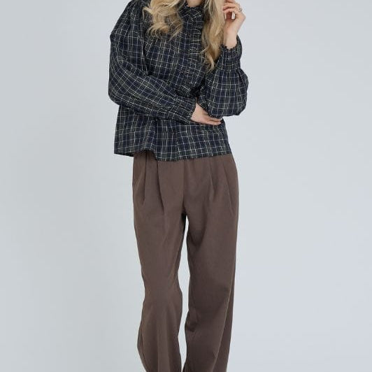 A-View Clova check shirt I Cool ternet feminin skjorte