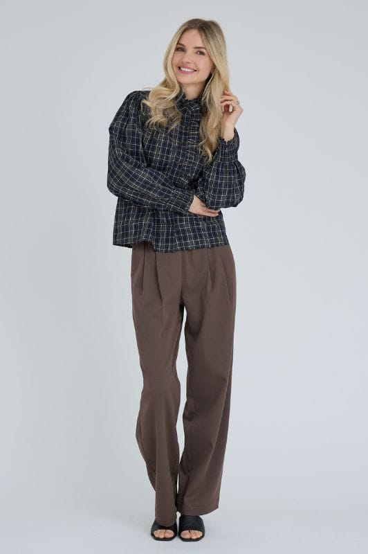 A-View Clova check shirt I Cool ternet feminin skjorte