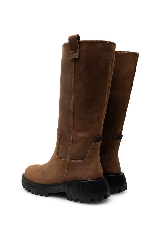 Woden Shoe the Bear Lea skindstøvle i mørkebrun