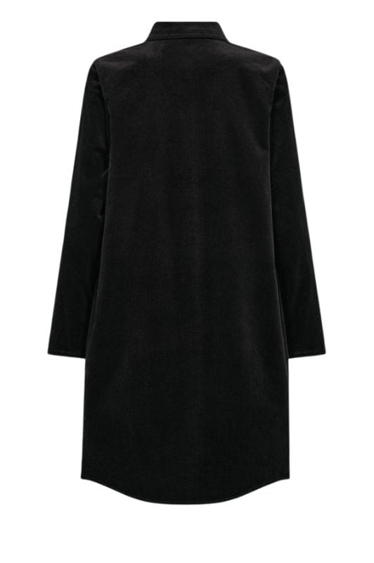 FreeQuent Cordy dress I Fløjlskjole sort