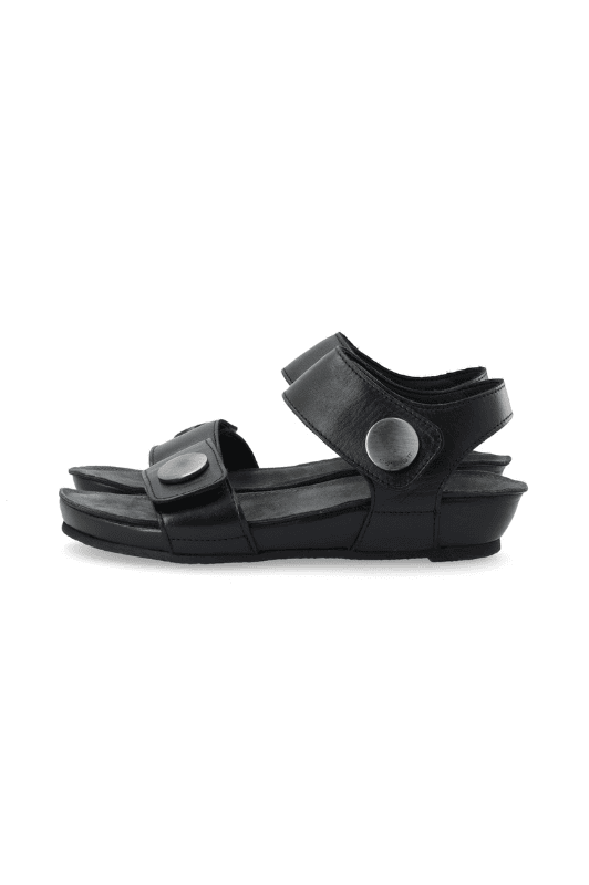 Cashott Casava skind sandal I Sort