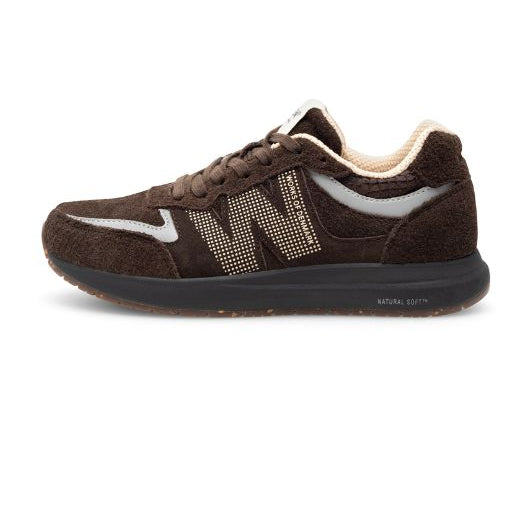 Woden Rigmor suede sneakers | Chocolate