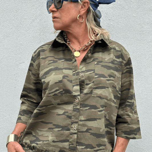 Gaspar Vigo camouflage skjorte I Dresslab