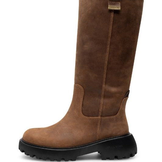Woden Shoe the Bear Lea skindstøvle i mørkebrun