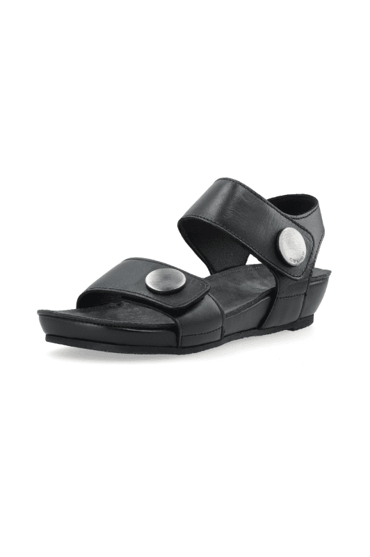Cashott Casava skind sandal I Sort