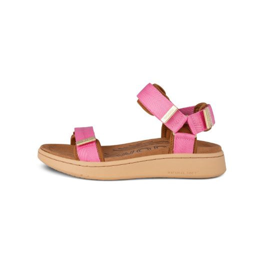 Woden Line sandal | Damesandal aurora pink