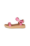 Woden Line sandal | Damesandal aurora pink