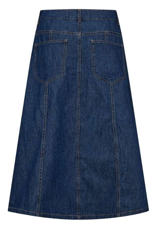 Freequent Lisea skirt | Cool denim A-shape nederdel