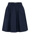 La Rouge Vilma short skirt | Kort poplin nederdel navy