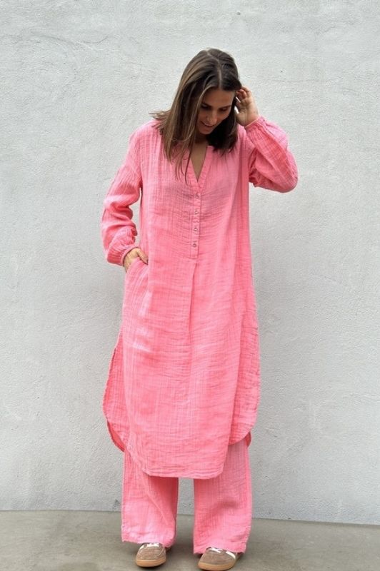Gaspar Kaftan kjole | Koral