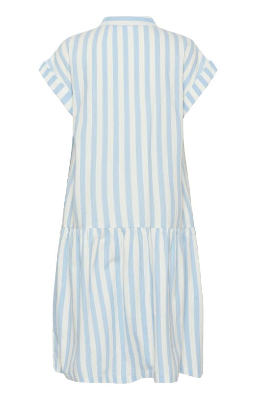 Saint Tropez Zalinda dress I Sommerkjole i lyseblå striber