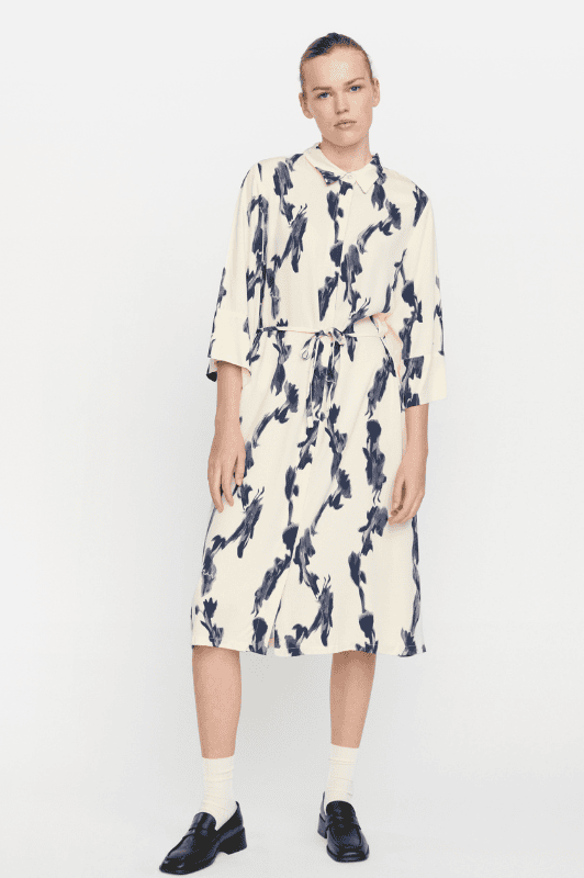 Soft Rebels Ginny dress | Cool viskosekjole med smukt print