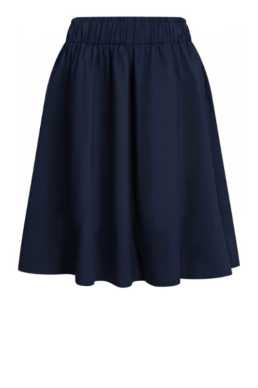 La Rouge Vilma short skirt | Kort poplin nederdel navy