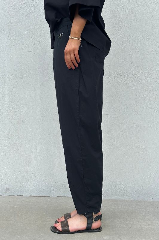 Gaspar Colorado pant  | Poplin buks i sort