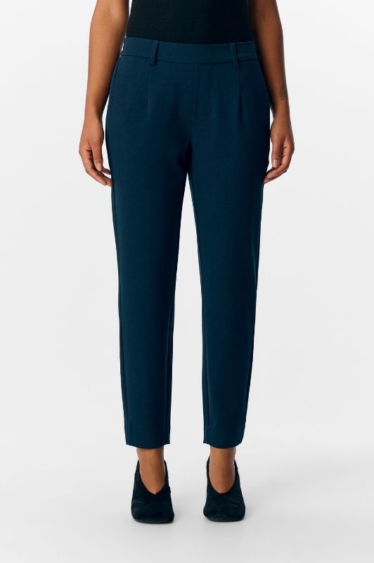 Object Lisa slim pant | Marineblå pæn buks