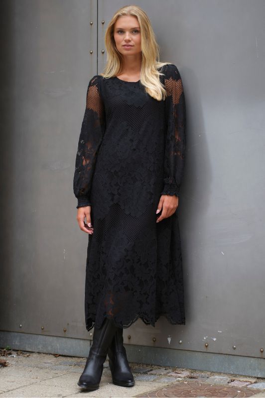 Prepair Mila dress | Smuk kjole i sort blonde
