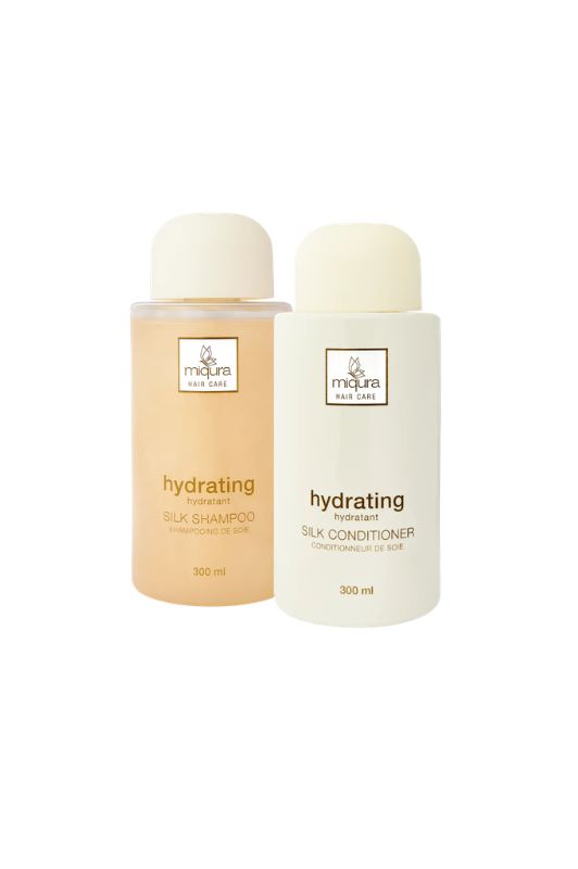 Miqura hair care I Silk shampoo + conditioner