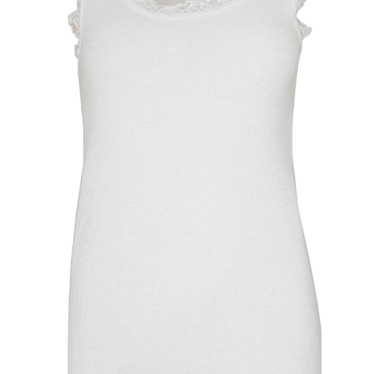 Ofelia Issa Top | Ribbet blondetop creme