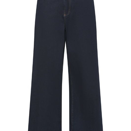 Marc Lauge Chino flare denim jeans L30 I Mørk denim