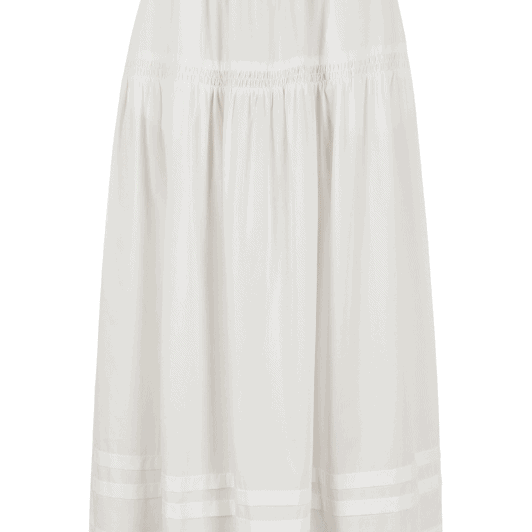 Soft Rebels Felicity skirt | Hvid poplin skirt