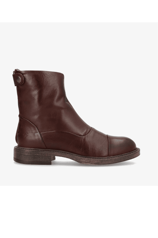 Shoedesign Copenhagen Dahlia skindstøvle I Blødt læder i mørkebrun