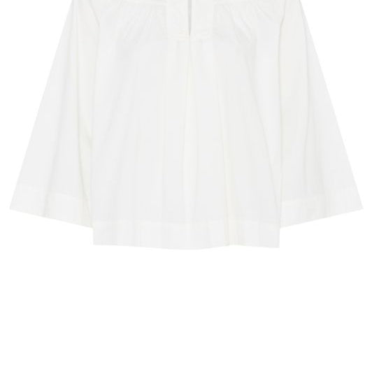 La Rouge Vilma shirt | Basic skjorte med feminint look hvid