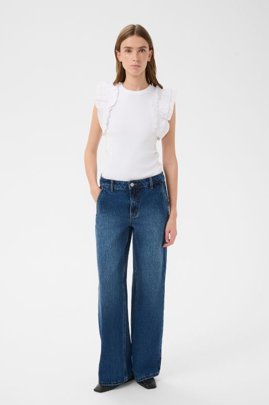Karen By Simonsen Oda Tank | Top i hvid I Dresslab