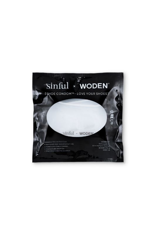 Woden Shoe Condom I Sinful x Woden colab sko-kondom