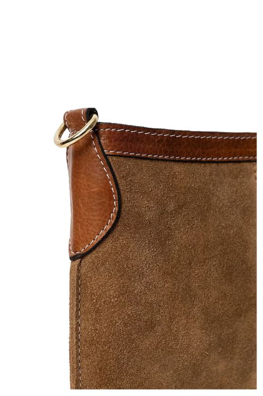 Re:Designed Lucie small crossbody taske cognac ruskind