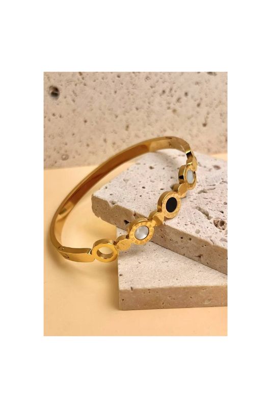 Atelier Paris I Fint armbånd i sort og hvid