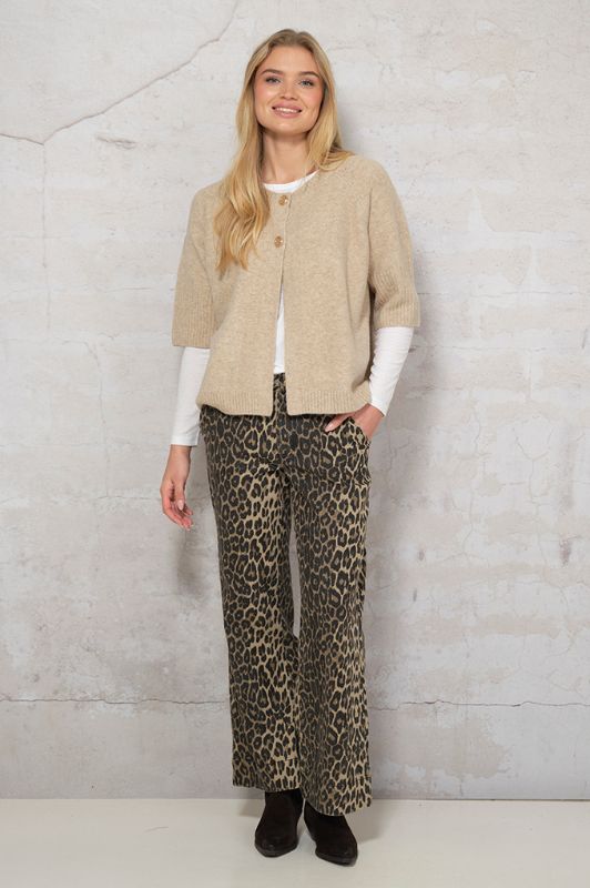 Prepair Naomi Knit | Strikcardigan i sand