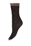 Hype the Detail logo stømper i sand sort 25D