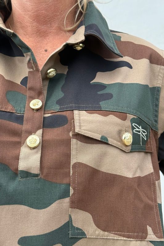 PRE ORDER Gaspar Nice camo dress | Cool camouflage kjole i nye farver