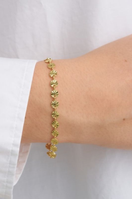 Pure by Nat I Sun armbånd guld-look
