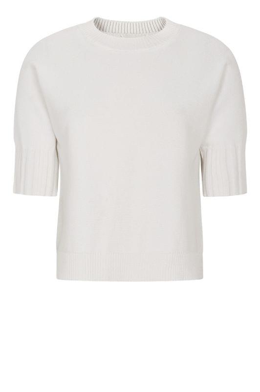 Tooday Arlet strik t-shirt creme
