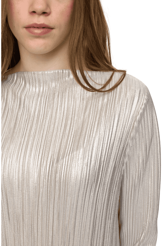 Soft Rebels Neveah dress |  Plisseret festkjole i sølv