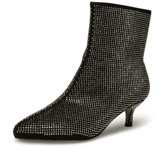 Shoe the Bear Saga Zip | Ruskindsstøvle | Sort med sten