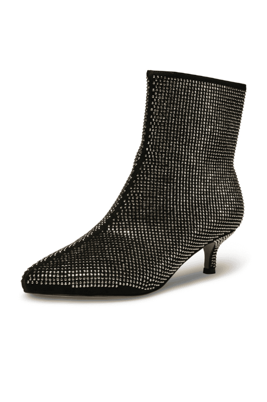 Shoe the Bear Saga Zip | Ruskindsstøvle | Sort med sten