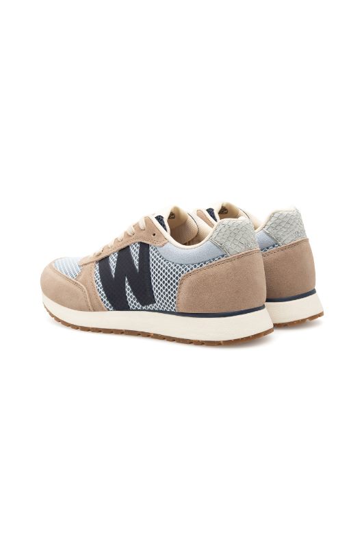 Woden Ronja Icon | Sneakers i mesh sand / lyseblå